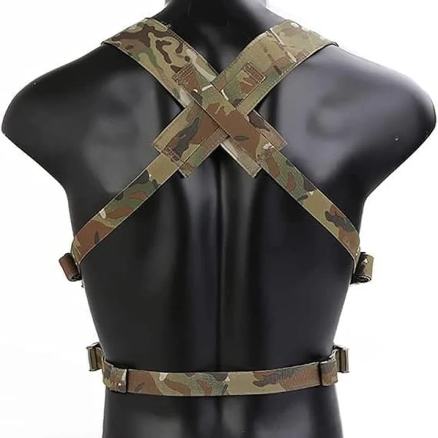 Outdoor Tactical Micro Chest Vest Heavy Duty Tactical Backpack Vest for Hunting Multi-functional Tactical Chest Rig Wholesale Tactical Quick Release Chest Rig Vest High Quality Tactical Mole Vest Chest Rig Tactical Hunting Vest Bag