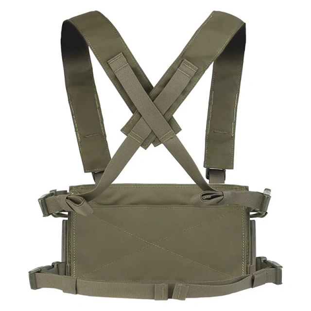 Wholesale Camouflage Tactical Vest Tactical Equipment Chest Rig Good Quality Tactical Chest Rig for Hunting Custom Tactical Hunting Vest with Molle Pouches High Quality Tactical Chest Rig Bag Tactical Molle Chest Rig Vest