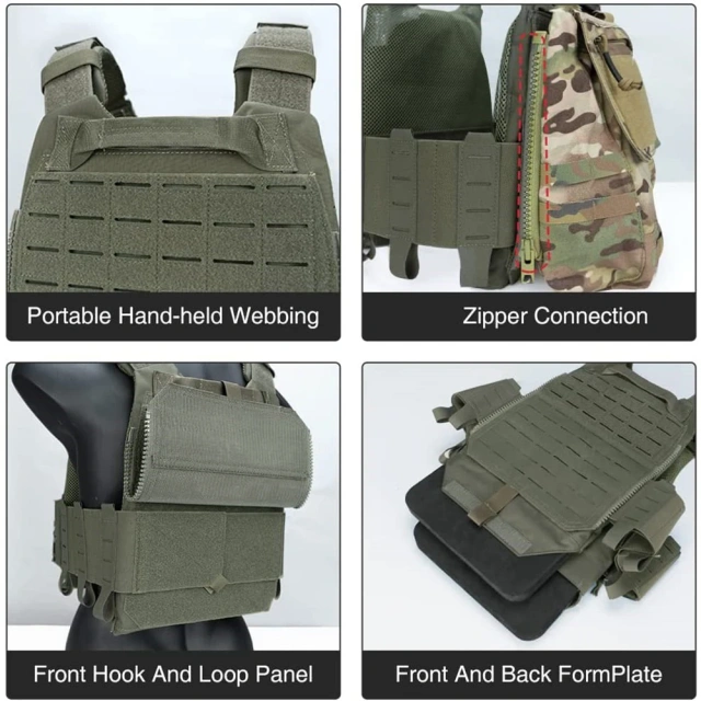 Wholesale Sport Camping Vest Hunting Training Outdoors Breathable Outdoor Sports Multifunctional Vest  Waterproof Radio Pouch Triple and Dump Pouch Style outdoors Breathable Paintball Training Vest