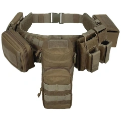 Wholesale Premium Multi Function Lightweight Tactical Battle Belts Duty Belt Premium Detachable Utility Wear-resistant Belt Set  High Quality Men Sports Training Canvas Web Waist Breathable Nylon Belt for Men Tactical Buckles Outdoor Web Belt