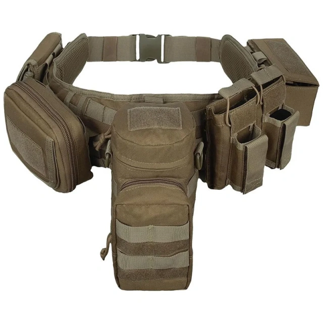 Wholesale Premium Multi Function Lightweight Tactical Battle Belts Duty Belt Premium Detachable Utility Wear-resistant Belt Set  High Quality Men Sports Training Canvas Web Waist Breathable Nylon Belt for Men Tactical Buckles Outdoor Web Belt