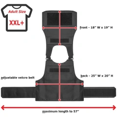 Waterproof Sports Training Equipment Security Vest Training Weight Fully Adjustable Wear-resistant Vest  Adjustable Fit Adult Right Hand Training Vest Sports Training equipment fashion Vest