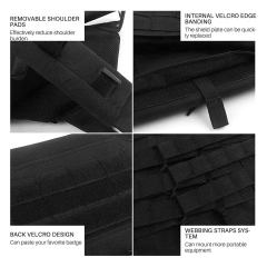 Wholesale Outdoors Training Vest Adjustable Training Chest Vest Breathable Protector Tactical Vest  Training Vest Chest Rig Cummerbund Quick Disconnect Buckles and Modular Vest