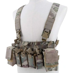 Custom Tactical Chest Rig Vests with Mag Pouches for Training Tactical Chest Vest Rig Adjustable Tactical Chest Rig Custom Tactical Suppliers Vest for Hunting Good Quality Tactical Chest Rig Vests Outdoor Training Vest Chest Rig