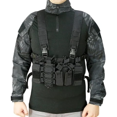 Outdoor Tactical Safety Vest with Magazine Pouch Tactical Chest Rig for Training High Quality Tactical Vest Chest Rig  Tactical Chest Rig Harness Vest Good Quality Tactical Vest Rig Bag with Magazine Pouch Tactical Chest Rig Bag