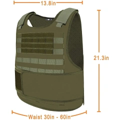 Wholesale Outdoors Breathable Tactical Vest Adjustable Assault Training Tactical Vest Lightweight Training Vest Training Vest for Men Outdoor Training Vest Padded Thick sports equipment