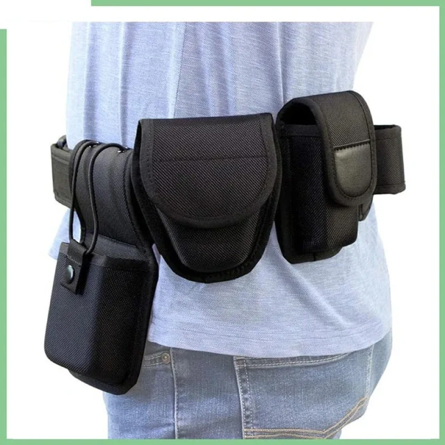 High Quality Modular Equipment Multifunctional Security Duty Equipment  Mountaineering Duty Web Belt Kit with Duty Tactical Belt  Multifunctional Individual Training durable Buckles Belt Straps Fully Adjustable Sports Training Tactical belt