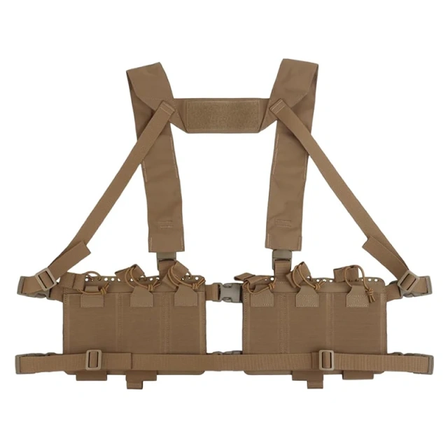 Camo Gear Hunting Tactical Chest Vest Chest Rig with Mag Pouch Outdoor Training Tactical Vest Chest Rig  Tactical Chest Rig Mag Pouch Vest Tactical Molle Chest Rigs With Mag Pouch Tactical Training Mini Rig