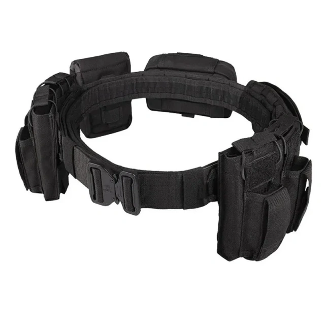 Wholesale Fashionable Outdoor Duty Tactical Belt Combination Equipment Detachable Multi-functional Tactical Waist Belt    Breathable Adjustable Men's multifunctional Belt Adjustable Training Tactical Stretch Web Nylon Belt