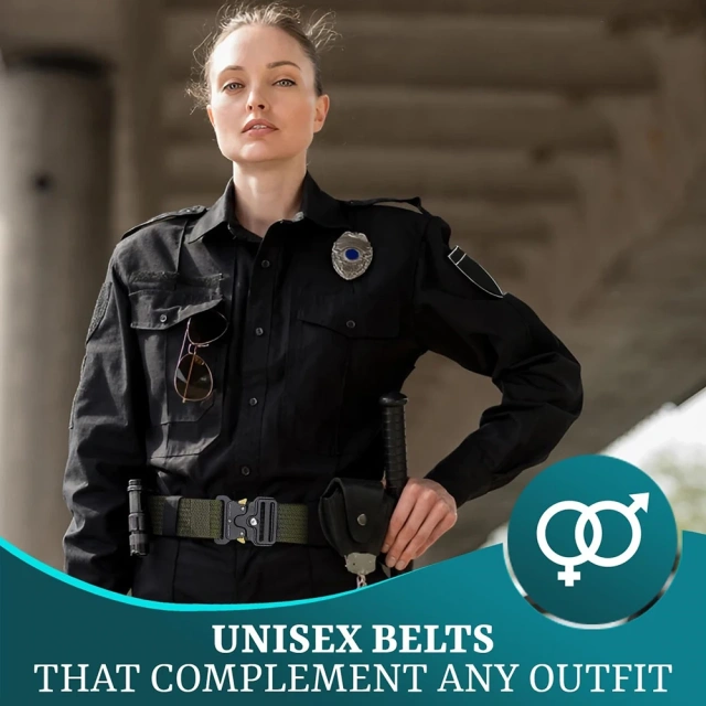 Adjustable Training Tactical Belts Work Hiking Riggers Web Nylon Waistband Belt with Quick Release Metal Buckle  Wholesale Premium Durable Tactical sport enthusiasts Belt with Pouches High Density Security Duty Equipment Duty Belts