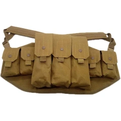 Custom Tactical Chest Rig Vest Outdoor Tactical Training Chest Rig Vest with Pouch Bag Tactical Camouflage Chest Rig Tactical Chest Rig for Hunting Outdoor Tactical Chest Harness Vest Camouflage Tactical Chest Rig Pouch Mag Bag