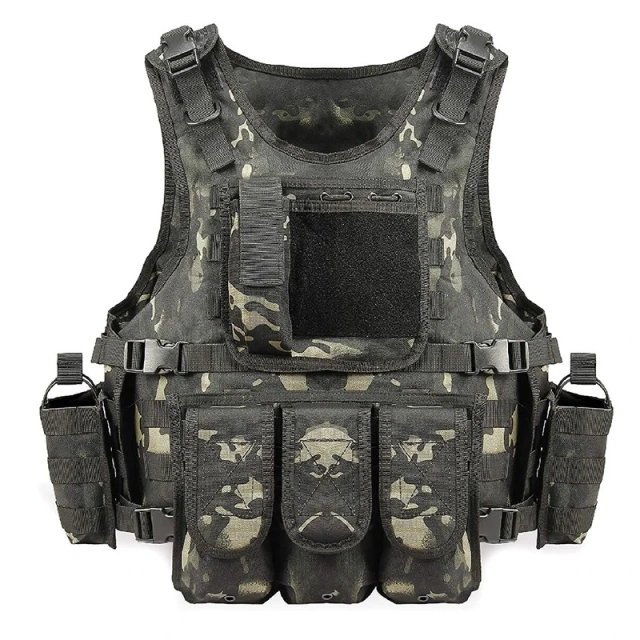 Wholesale Tactical Equipment Vest Adjustable Tactical Hunting Vest Training Outdoor Breathable Training Vest durable Sports Training security vest Enforcement Training Vest Adjustable security vest
