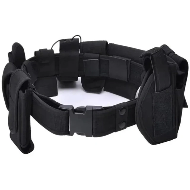 Lightweight Sport Enthusiasts Tactical Pouch Sets Multifunctional Utility Kit Belt  Adjustable Duty Belt Security Duty Belts  Men's Training Casual durable outdoors Nylon Webbing Belts multifunctional Wear-resistant Tactical belt