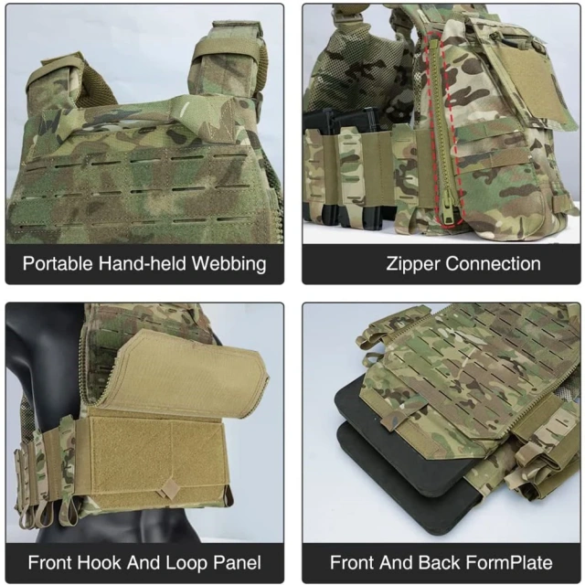 Sport Vest Hunting Training Outdoor Sports Vests  Wear-resistant Lightweight Training Vest fashion lightweight Vest  Assault Training Vest Ultra-Light Breathable Training Vest for Outdoor Sports