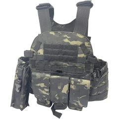 Men's Breathable Protective Training Vest Outdoor Lightweight Assault Vest Adjustable Multifunctional Tactical Vest Training Vest outdoors Breathable Paintball Vest Outdoor Equipment for Men