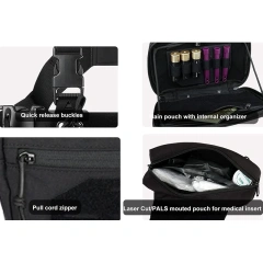 Outdoor Tactical Chest Mini Rig Multifunctional Adjustable Tactical Vest with Mag Pouches Camo Tactical Vest Rig Tactical Chest Pack Tactical Molle Chest Rig with Multi-Pockets Mag Pouch Good Quality Tactical Rig Vest