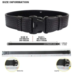 High Quality Tactical Multifunctional Duty Belt Kit with Pouches Utility Belt Rig Camping and Everyday Duty Utility Waist Belt  Comfort Mountaineering sport enthusiasts Tactical Duty Belt Practical Outer Belt Keepers high density Material Hunting Gear