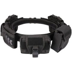 Outdoor Multifunctional Security Duty Equipment Quick-release Buckle Detachable Tactical Belt with Accessories Duty Belts  Multipurpose Belt Multifunctional Double Buckle Wide Outdoor Sports Adjustable Durable Camping Hiking tactic Waist Belt