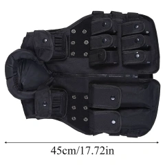 600D Nylon Children Training Vest Outdoor Assault Training Games Vest High Quality Protective Tactical Jacket Vest Hot selling sports equipment security vest Training Quick Release Mag Pouch Vest