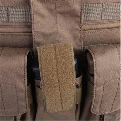 Professional Paintball Training Vest with Radio Pouch Triple Mag Pouch and Dump Pouch  Training Vest for Men Outdoor Training Vest Adjustable Lightweight Breathable 600D Polyester Training Modular Vest Breathable Assault Training Vest Wear-resistant secu