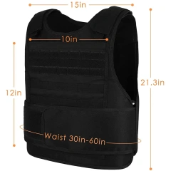 Customized Outdoors Breathable Hunting Vest Adjustable Assault Training Vest High Quality Tactical Training Vest Outdoor Training Vest outdoors Breathable Vest Adjustable Fit Adult lightweight security vest