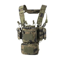 Customized Training Tactical Mini Rig Heavy Duty Camouflage Harness Vest Tactical Chest Rig Tactical Chest Rig Harness Customized Heavy Duty Camouflage Chest Rig Protective Tactical Vest for Hunting Multi-pouches Tactical Carrier Vest