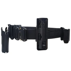 Outdoor Sport Enthusiasts High Duty Multi-functional Waterproof Utility Tactical Belt Premium Duty Belt Kits Riggers Belts  Adjustable Training Men Nylon outdoors Lightweight No Metal Belt Waist Big and Tall Casual Tactical Work Web Belt