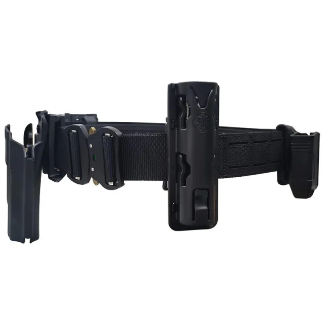 Outdoor Sport Enthusiasts High Duty Multi-functional Waterproof Utility Tactical Belt Premium Duty Belt Kits Riggers Belts  Adjustable Training Men Nylon outdoors Lightweight No Metal Belt Waist Big and Tall Casual Tactical Work Web Belt