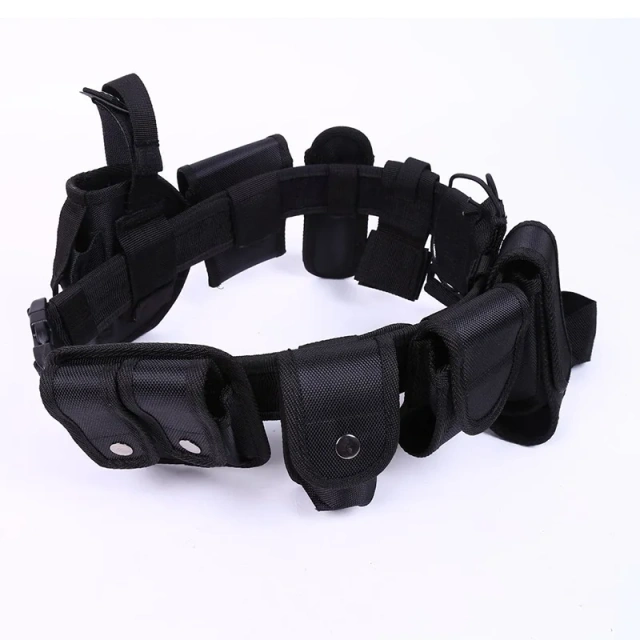 Durable Wholesale Adjustable Training Multi-functional Outdoor Nylon Belt CS Training Canvas Belt  Sport enthusiasts Modular Equipment System Security Tactical Duty Utility Versatile Work Hunting quick release buckle Belt