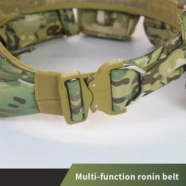 Wholesale Outdoor Practical Comfortable Hunting Tactics Duty Security Belt Fashionable Multifunctional Tactic Waist Belt  Durable Tactical Elastic Belts Men Quick Release Magnetic Buckle Stretch Webbing Heavy Duty Work Golf Belt