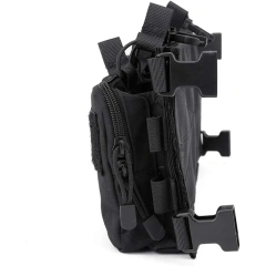 Customized High Quality Tactical Chest Vest Rig Tactical Vest with Multi-pockets Outdoor Training Hunting Vest Tactical Chest Rig Vest Adjustable X Harness Hunting Vest with Mag Pouches for Training Tactical Chest Bag Rig