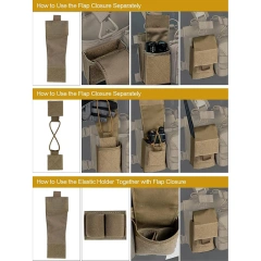 Factory Direct Sales Utility Tactical Vest Chest Rig Tactical MOLLE Chest Rigs with Pouch Tactical Vest for Hunting Training Chest Rig Tactical Molle Chest Rig Adjustable Detachable Training Modular Vest with Mag Pouch Training Micro Chest Rigs