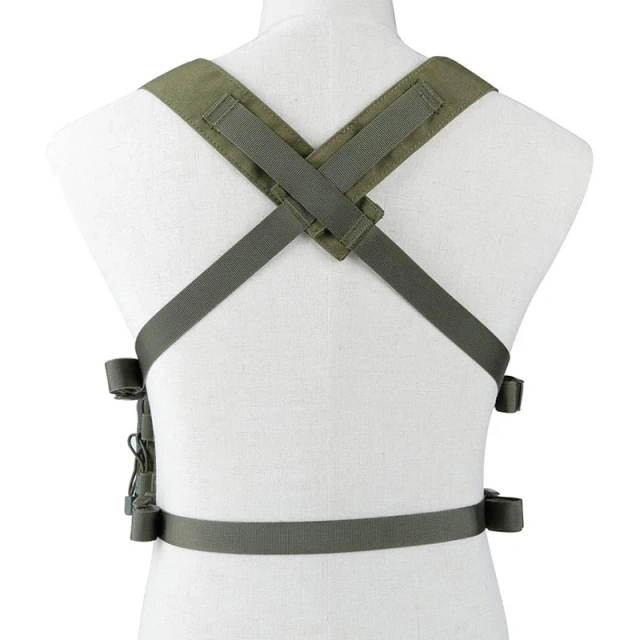 Wholesale Tactical Vest for Training Hunting Good Quality Tactical Vest with Multi-Pockets Tactical Chest Vest Rig Good Quality Tactical Micro Chest Rig with Mag Pouch Tactical Hunting Vest Outdoor Chest Rig Tactical Vest