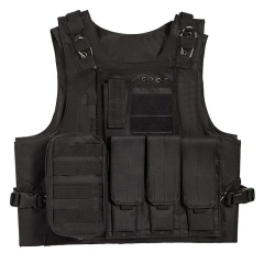 Outdoors Breathable Tactical Vest Adjustable Assault Training Vest for Kids Lightweight Hunting Tactical Vest Children's Training outdoors Vest Breathable Paintball Vest sports equipment lightweight stab-proof Sports Vest