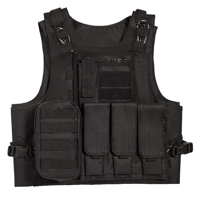 Outdoors Breathable Tactical Vest Adjustable Assault Training Vest for Kids Lightweight Hunting Tactical Vest Children's Training outdoors Vest Breathable Paintball Vest sports equipment lightweight stab-proof Sports Vest