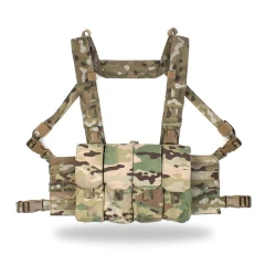Wholesale Tactical Quick Release Chest Rig Vest High Quality Tactical Mole Vest Chest Rig Tactical Hunting Vest Bag Training Equipment Hunting Chest Vest Tactical Vest MOLLE Chest Rig Quick Release Tactical Belly Chest Rig