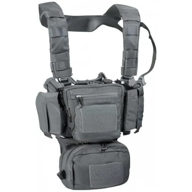 Custom High Quality Tactical Training Mini Rig Outdoor Durable Protective Safety Vests Chest Tactical Carriers Chest Rigs Top Selling Outdoor Tactical Accessory Chest Rig Sports Tactical Molle Vest Pouch Bag Carrier Tactical Camouflage Chest Rig