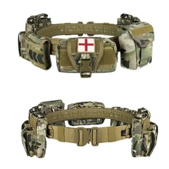 Camping and Everyday Use Tactical Belt Utility Nylon Tactical Duty Belt  Tactic Sport Enthusiasts Training Waist Belts  High-quality Wear-resistant Lightweight Men's Core multifunctional Wear-resistant Reversible Tactical Belt