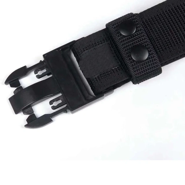 Adjustable Durable Training Durable Multi Functional Patrol Duty Security Belt with Nylon Oxford Cloth Waist Belt   Multifunctional Tactical Belt with Accessories Tactical Belt Quick Release Rigger Belt Security Duty Equipment Heavy Duty Belts