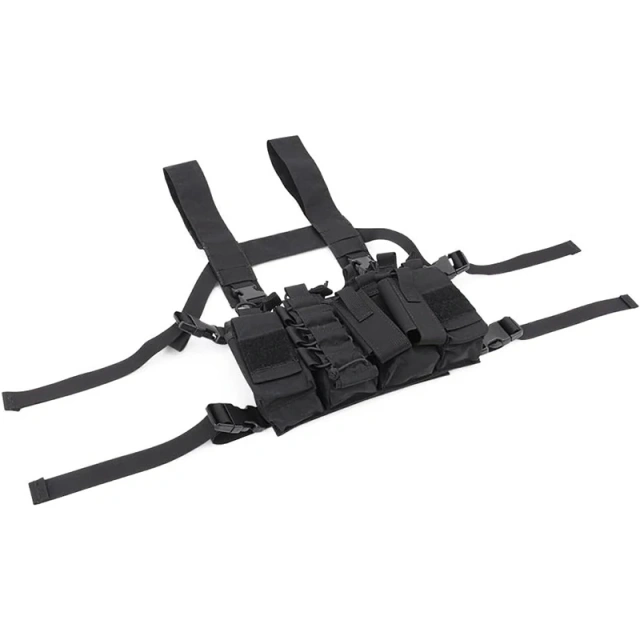 Outdoor Tactical Safety Vest with Magazine Pouch Tactical Chest Rig for Training High Quality Tactical Vest Chest Rig  Tactical Chest Rig Harness Vest Good Quality Tactical Vest Rig Bag with Magazine Pouch Tactical Chest Rig Bag