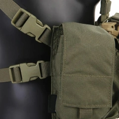 Hot Sale Tactical Chest Rig Lightweight MOLLE Tactical Vest Plate Carrier Outdoor Protective Hunting Chest Rig for Tactical Outdoor Wear Resistant Hunting Vest Tactical Chest Rig Bag Molle Vest Tactical Camouflage Chest Rig