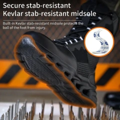 Men Durable Safety Shoes Work Boot Puncture-proof Sneakers Breathable Light Comfortable Construction Oxford Work Tactical Shoes Wholesale Hiking Tactical Winter Athletic Shoes Men Women Fashionable Sports High Snow Boots Oxford multifunctional Sneakers