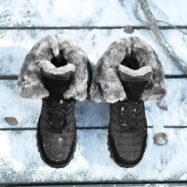 Men Outdoor Winter Tactical  Snow Super Warm Men Hiking Boots High Quality Waterproof  High Top Big Size Men's Oxford Boots Men Durable Safety Shoes Work Boot Puncture-proof Sneakers Breathable Light Comfortable Construction Oxford Work Tactical Shoes