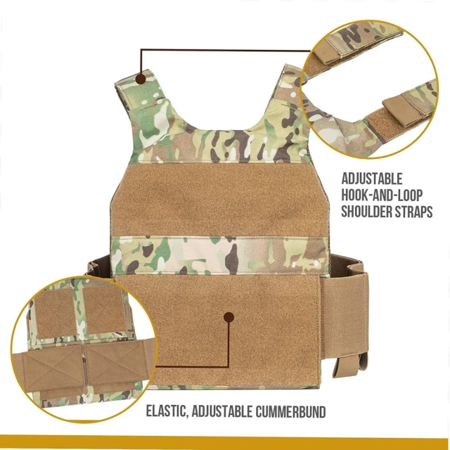 Training Equipment Vest High Quality Training Vest Waterproof Multifunctional Wear-Resistant Assault Hunting Vest  high-quality Durable Waterproof Vest Camo Training Hunting Vest stab-proof sports equipment security vest