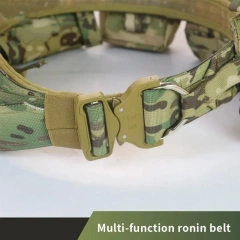 Wholesale Outdoor Practical Comfortable Hunting Tactics Duty Security Belt Fashionable Multifunctional Tactic Waist Belt  Practical Multifunctional Tactical Security Duty Belts Holster Flashlight Pouch Sets Utility Training Kit Belt Duty Belt