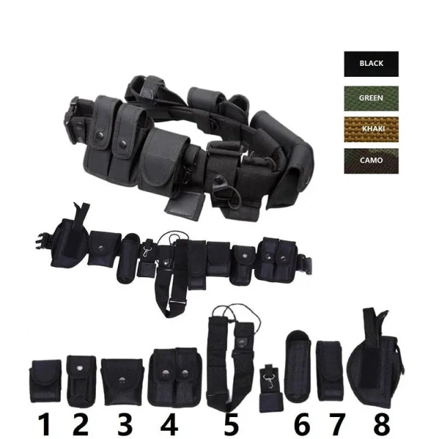 Wholesale Multifunctional Belt Outdoor Tactical Belt Oxford Wear-resistant Security Multifunctional Equipment Tactical Belt  Durable Waterproof Ratchet Belts Men Tactical Belts Adjustable Training durable Nylon Web Golf Belt