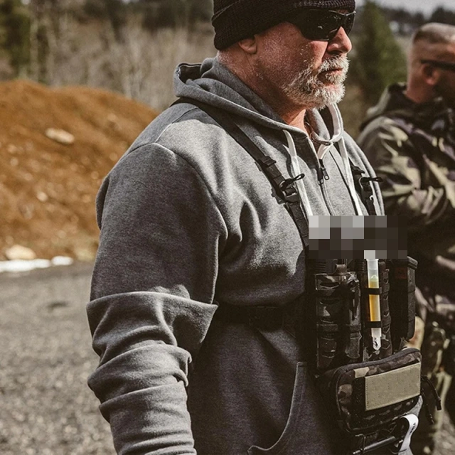 Durable Tactical Chest Rig Adjustable Chest Rig Tactical Vest Waterproof Tactical Vest Chest Rig with Belly Pouch Best Selling Woodland Tactical Vest Chest Bag Multifunctional Tactical Chest Rig Outdoor Hunting Vest Chest Rig