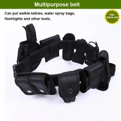 Lightweight Versatile Must-have Quick-release Buckle Heavy Duty Tactical Belt Adjustable Nylon Multifunctional Tactical Belt Set  High Quality Training Sports Wear-resistant Tactical Belt Adjustable Quick Release Buckle Duty Belts