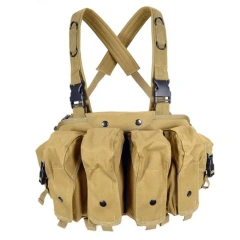 Outdoor Sports Accessories Tactical Recon Chest Rig Camouflage Tactical Safety Chest Rig Tactics Molle Chest Rig Pouch military Training Tactical Mini Rig Heavy Duty Camouflage Harness Vest Tactical Chest Rig Tactical Chest Rig Harness