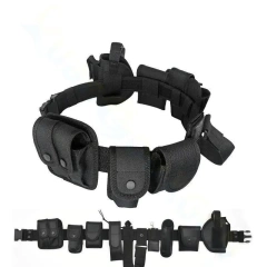 Premium Outdoor Tactical Belt Set Security Modular Equipment Multi-pockets Hip Pack Training Hunting Multifunctional Belt Bag  Fashionable Nylon multifunctional Ratchet Tactical Belt Men Casual stab-proof Sports Training Outside Tail Golf Belt